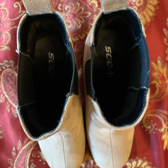 Soda Booties ARBOR-S in New Sand Wmn 7 LIKE NEW - Picture 6 of 13